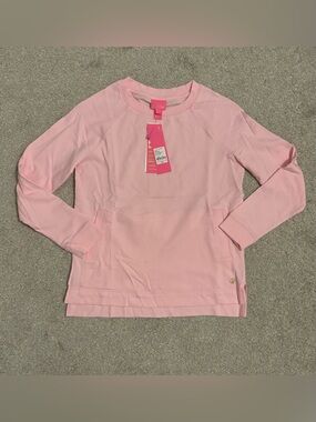 NWT Girls Lilly Pulitzer Mini Beach Comber Sweater With Front Pockets